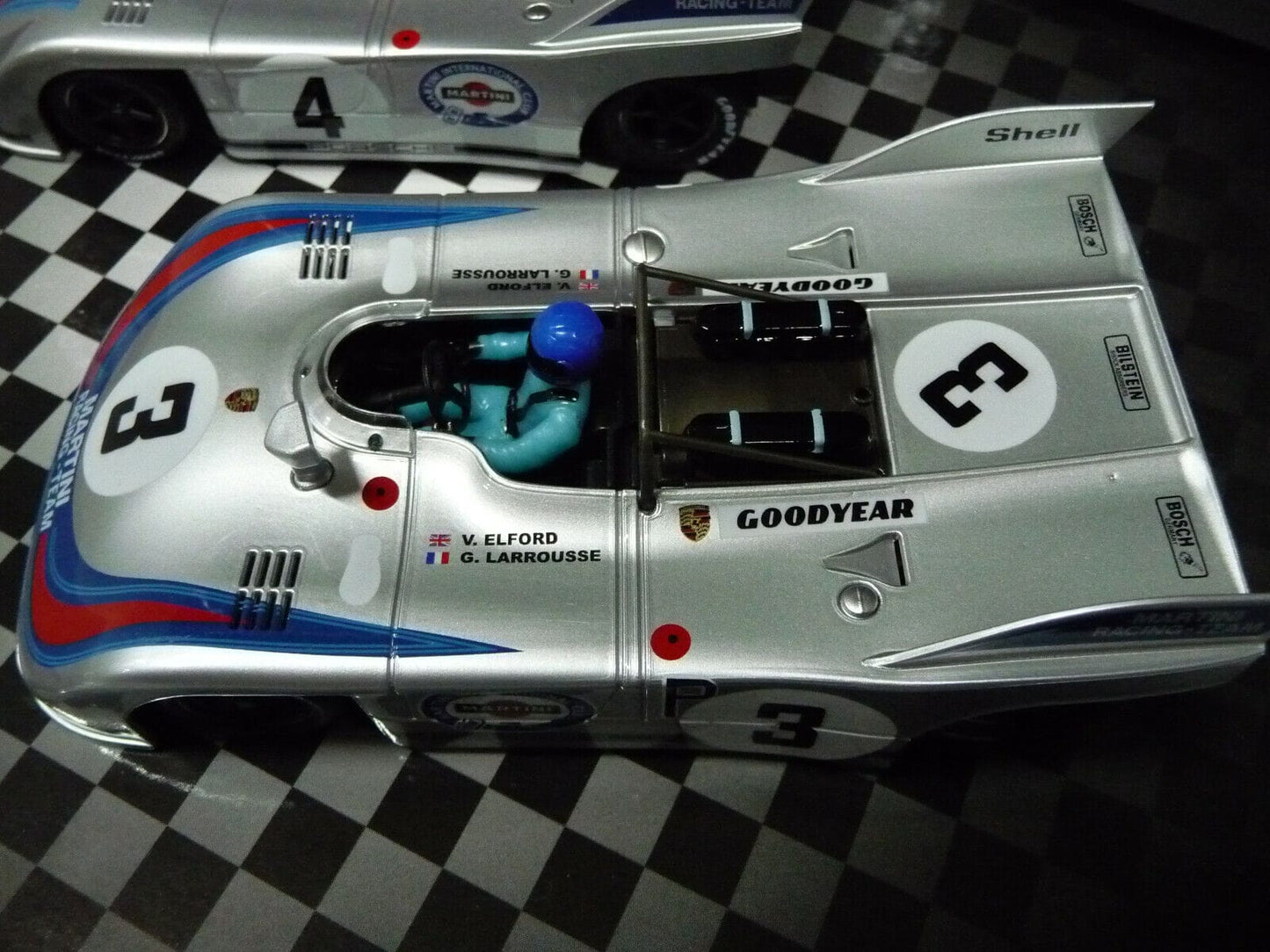 NSR -  1:32 SET10 Porsche 908/3 1000km Nurburgring 71 Martini slot car also suits  Scalex/Carrera