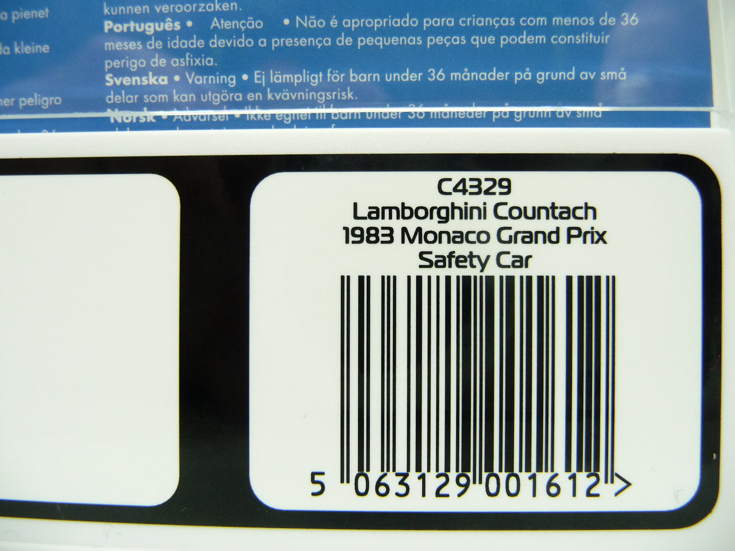 Scalextric -  C4329 Lamborghini Countach 1983 Monacogp Safety Car C4329