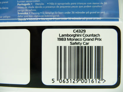 Scalextric -  C4329 Lamborghini Countach 1983 Monacogp Safety Car C4329