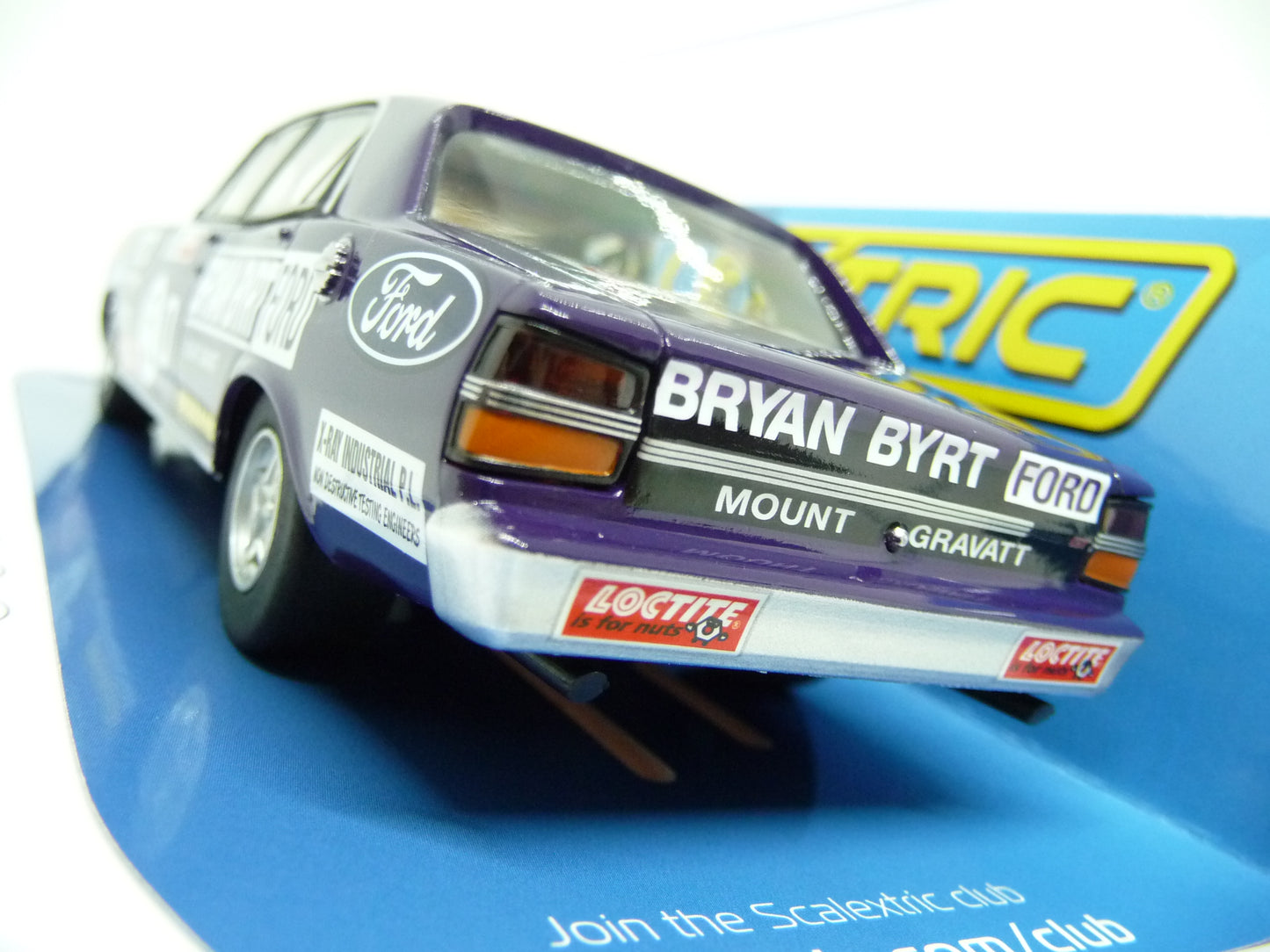 Scalextric -  C4263 1:32 Ford XY Falcon 1972 Bathurst Bryan Byrt Ford slot car also suits Carrera