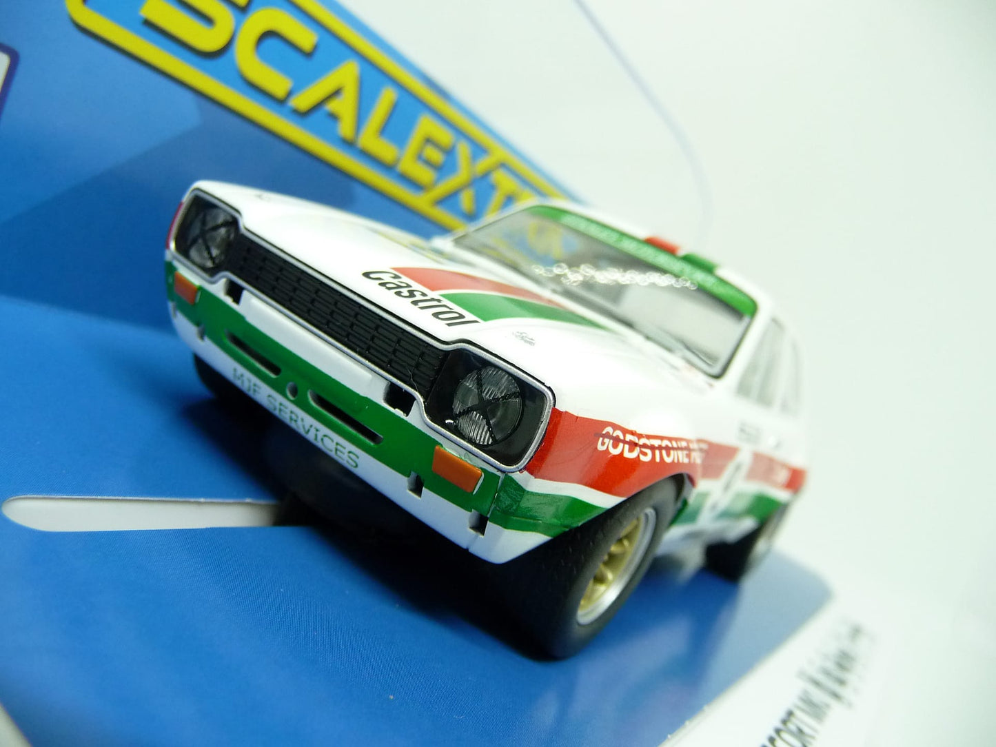 Scalextric -  C4314 Ford Escort MKI Mark Freemantle Castrol Racing slot car also suits Carrera