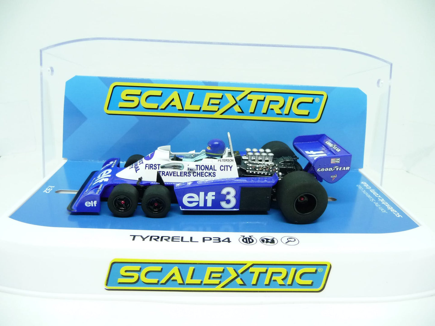 Scalextric -  C4245 Tyrrell P34 1977 Belgian Grand Prix slot car also suits Carrera