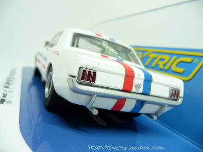 Scalextric -  C4364 Ford Mustang Ian Geoghegan 1965 slot car also suits Carrera