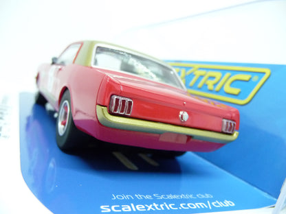 Scalextric -  C4339 Ford Mustang Alan Mann Henry Mann and Steve Soper slot car also suits Carrera