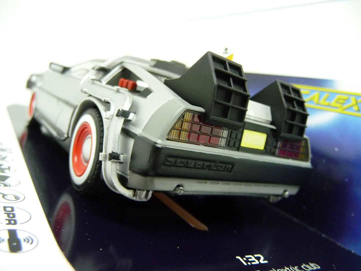 Scalextric -  C4307 DeLorean Back to the Future 3 slot car also suits Carrera