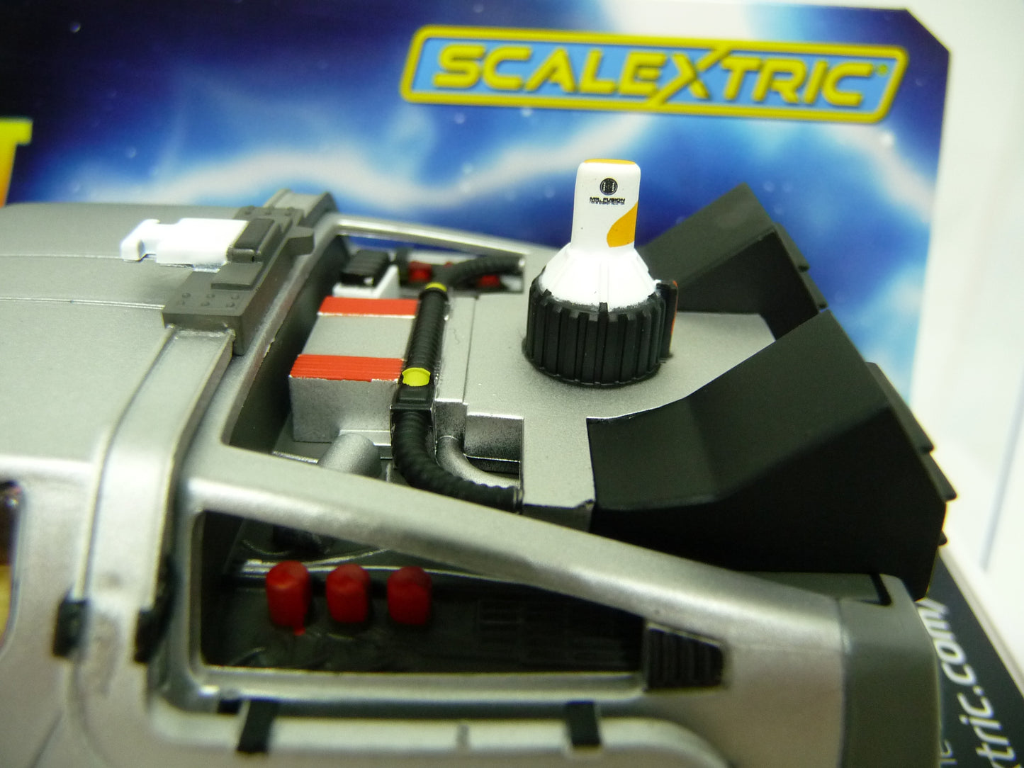 Scalextric -  C4307 DeLorean Back to the Future 3 slot car also suits Carrera