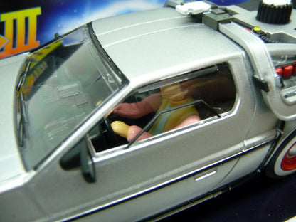 Scalextric -  C4307 DeLorean Back to the Future 3 slot car also suits Carrera