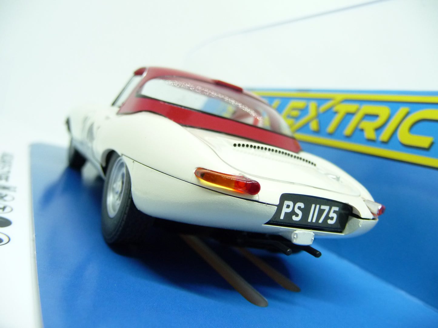 Scalextric -  C4232 Jaguar E Type Goodwood Revival Adrian Newey slot car also suits Carrera