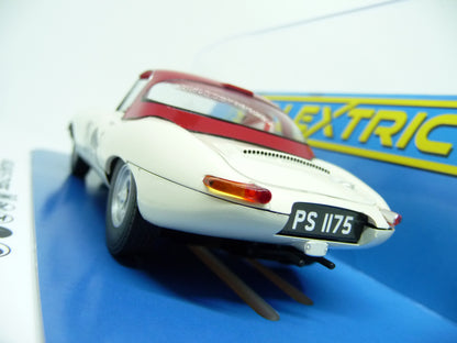 Scalextric -  C4232 Jaguar E Type Goodwood Revival Adrian Newey slot car also suits Carrera