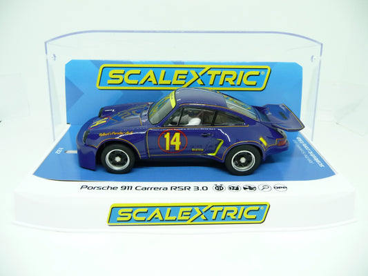 Scalextric -  C4241 Porsche 911 Carrera RSR Trans Am 1974 Al Holbert slot car also suits Carrera