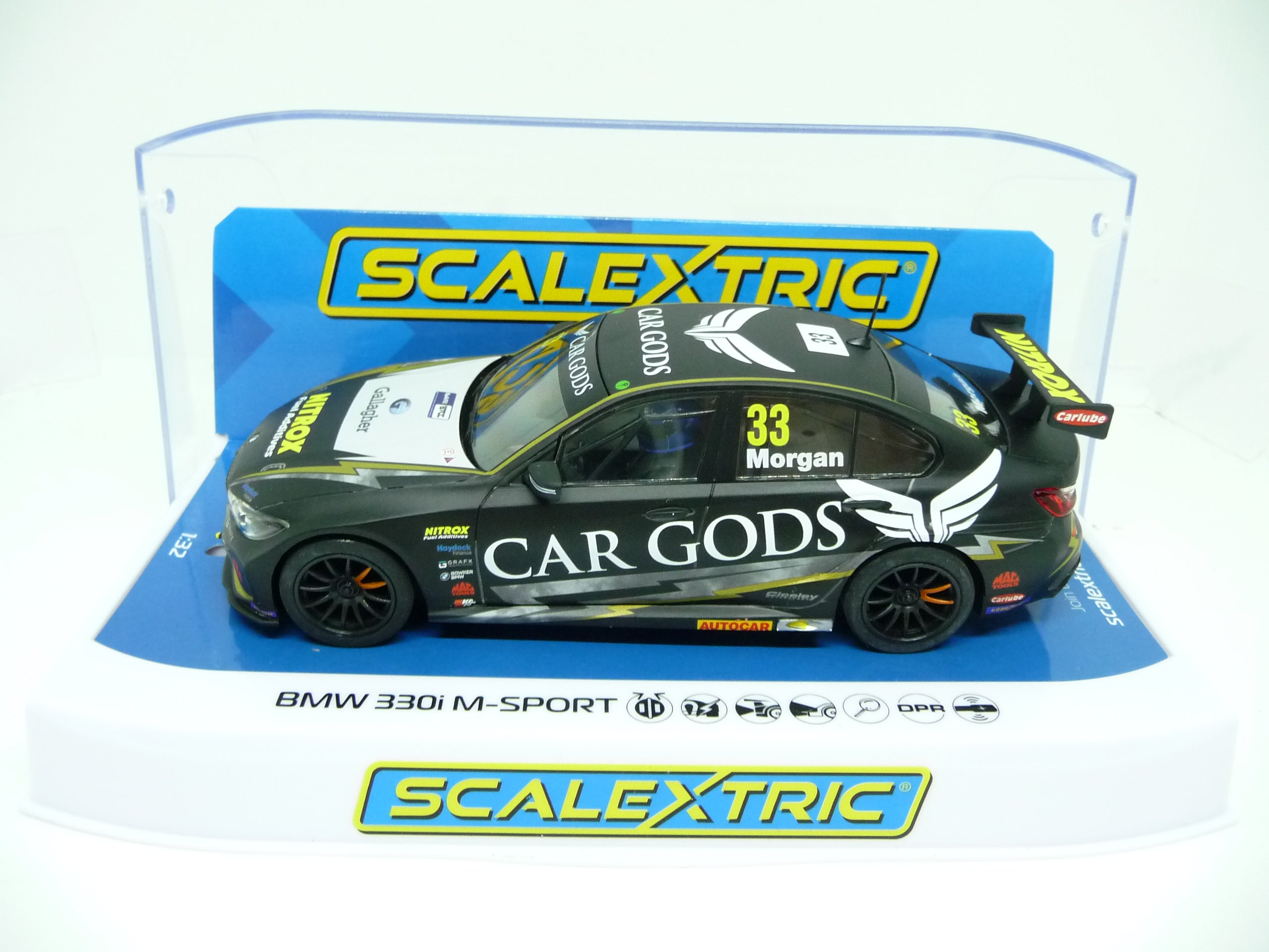 Scalextric - C4306 BMW 330i NGTC BTCC Ciceley Motorsport #33 slot car also suits Carrera