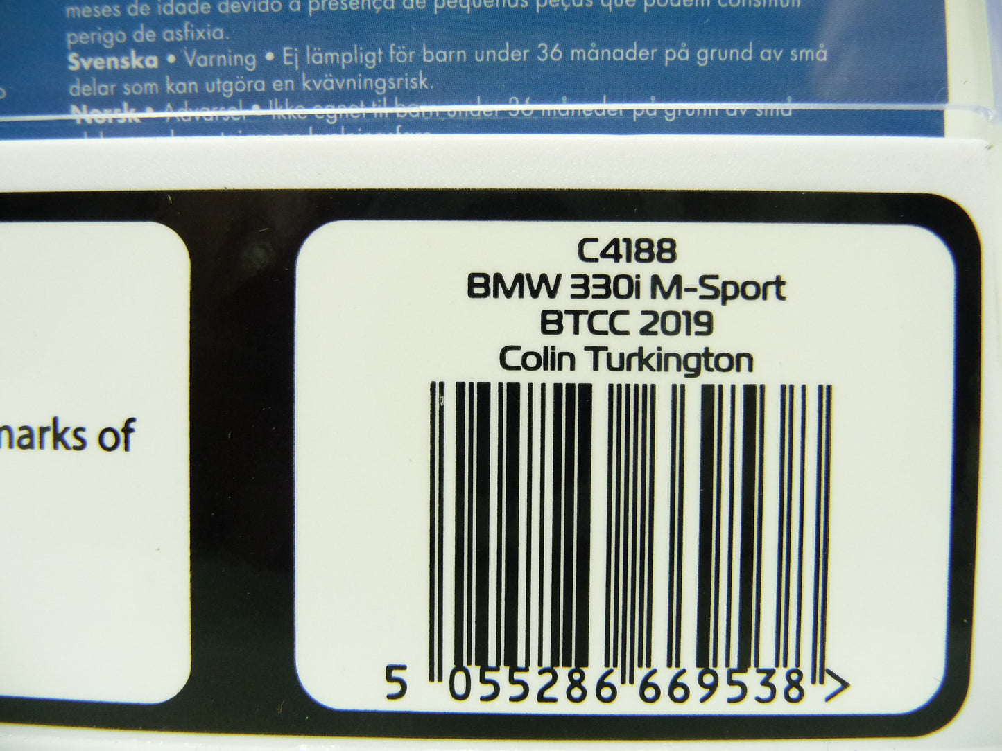 Scalextric -  C4188 1:32 BMW 330i M-Sport BTCC 2019 Colin Turkington