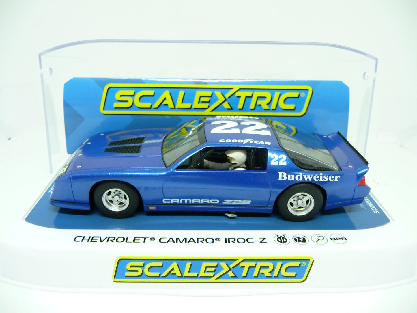 Scalextric -  C4145 1:32 Chevrolet IROC Z Slot Car also suits Carrera