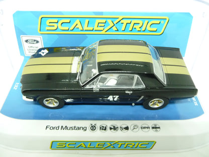 Scalextric - C4405 Ford Mustang Black Gold