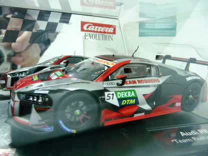 Carrera -  Evolution 1:32 - Audi R8 Lms Gt3 Team Rosberg No.51 DTM 2021 - Slot Car Also Suits Scalextric