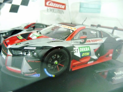 Carrera -  Evolution 1:32 - Audi R8 Lms Gt3 Team Rosberg No.51 DTM 2021 - Slot Car Also Suits Scalextric
