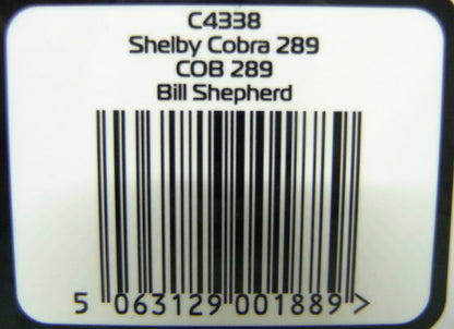 Scalextric -  C4338 Shelby Cobra 289 - Cob289 - Bill Shepherd