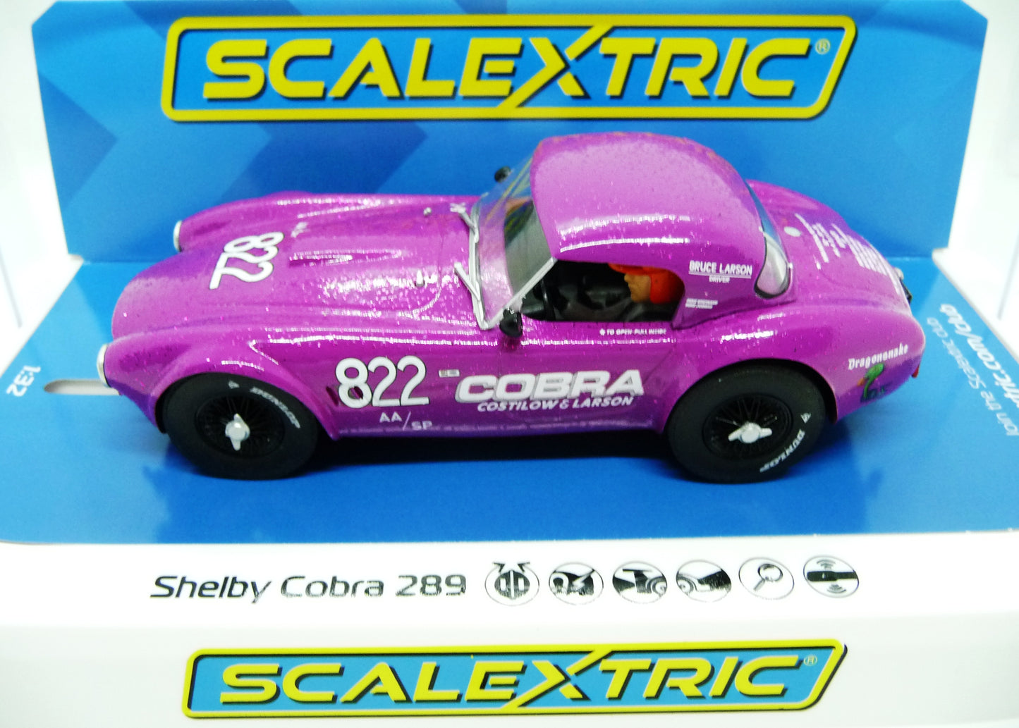 Scalextric -  C4418 Shelby Cobra 289 - Dragon Snake - Goodwood 2021