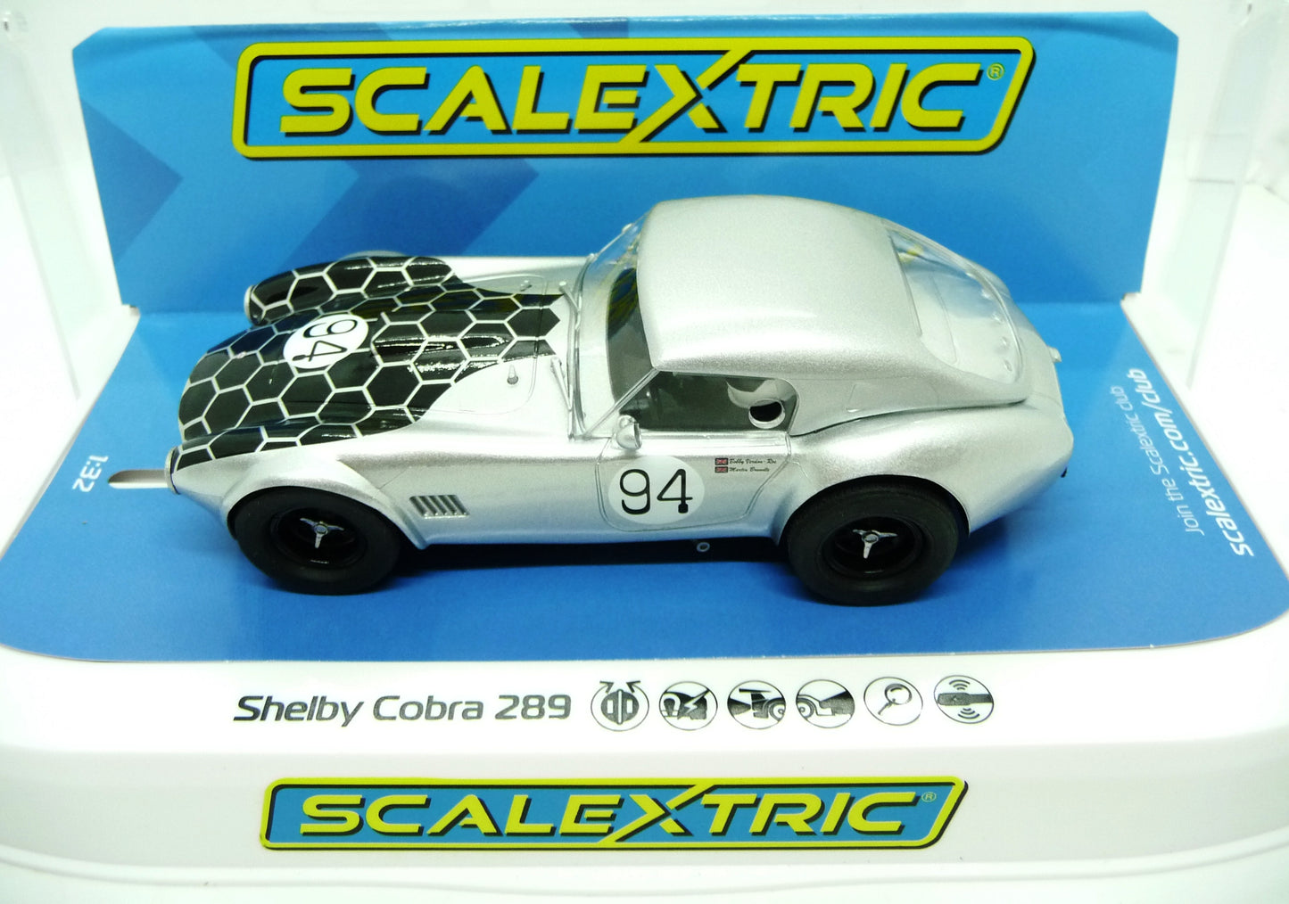 Scalextric -  C4417 Shelby Cobra 289 - Csx2201- Snake Eyes