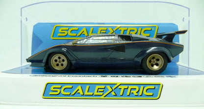 Scalextric -  C4411 Lamborghini Countach - Blue+ Gold