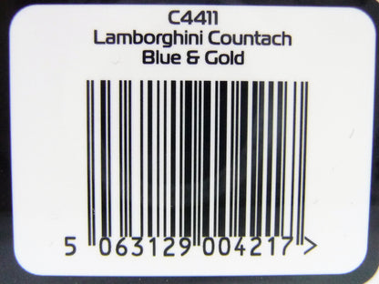 Scalextric -  C4411 Lamborghini Countach - Blue+ Gold