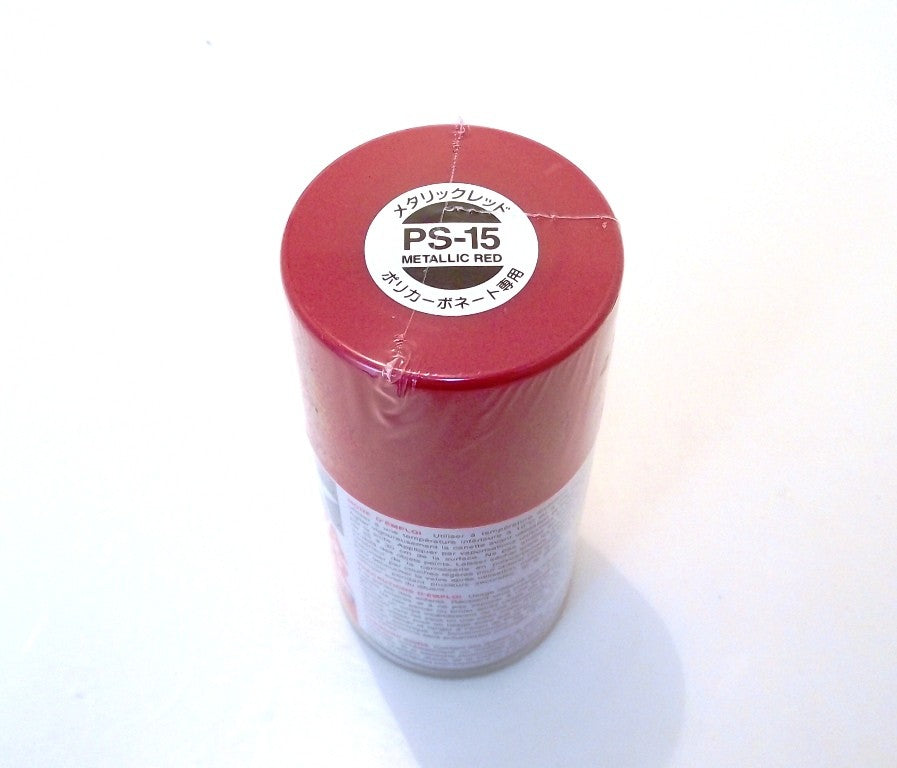 PS-15   TAMIYA POLYCARBONATE SPRAY PAINT METALLIC RED
