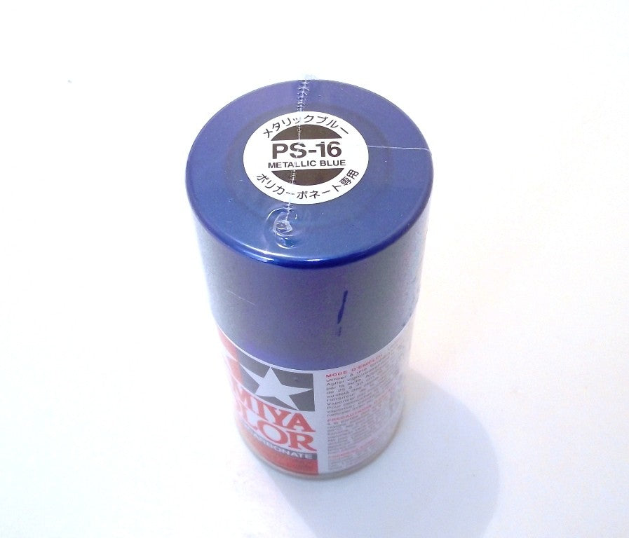 PS-16   TAMIYA POLYCARBONATE SPRAY PAINT METALIC BLUE