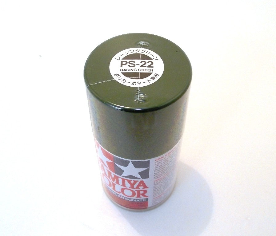 PS-22   TAMIYA POLYCARBONATE SPRAY PAINT RACING GREEN