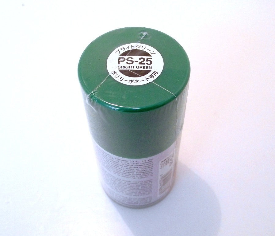 PS-25   TAMIYA POLYCARBONATE SPRAY PAINT BRIGHT GREEN
