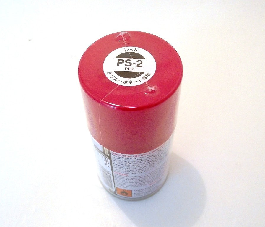 PS-2 TAMIYA POLYCARBONATE SPRAY PAINT RED