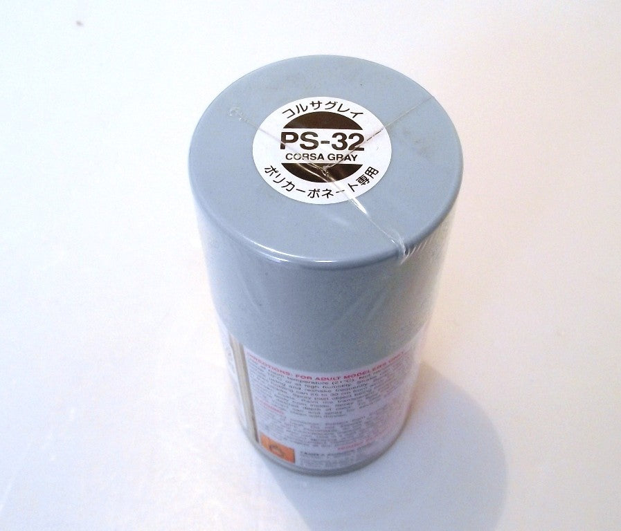 PS-32   TAMIYA POLYCARBONATE SPRAY PAINT CORSA GREY