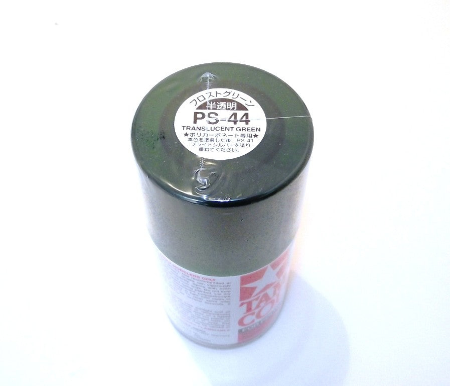 PS-44 TAMIYA POLYCARBONATE SPRAY PAINT  TRANS GREEN