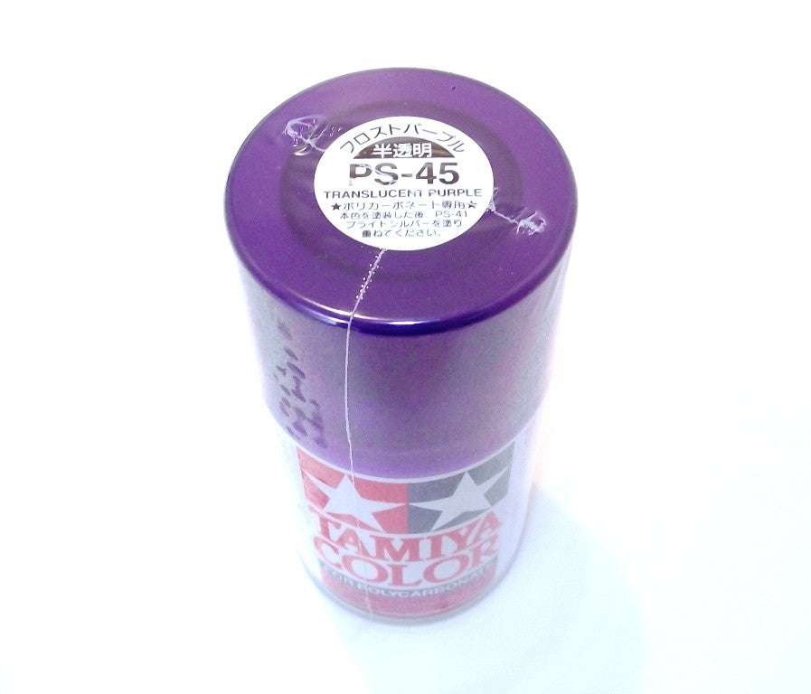 PS-45 TAMIYA POLYCARBONATE SPRAY PAINT  TRANS PURPLE