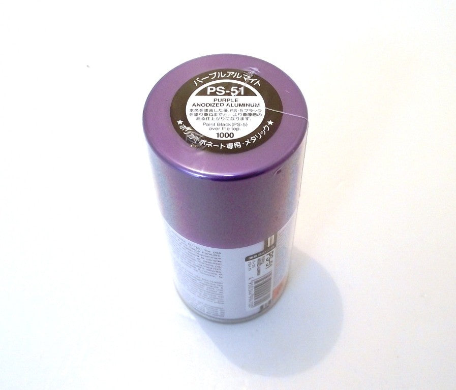 PS-51  TAMIYA POLYCARBONATE SPRAY PAINT  ANODIZED ALUMINIUM