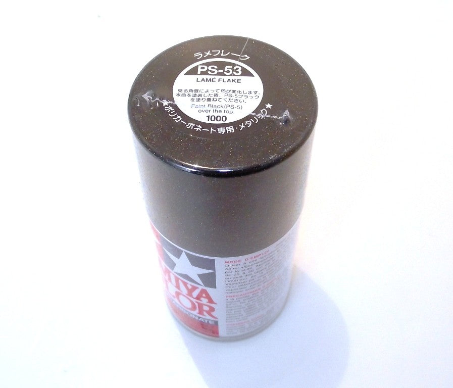 PS-53 TAMIYA POLYCARBONATE SPRAY PAINT LAME SPRAY 100ML SPRAY CAN GOLD FLAKES