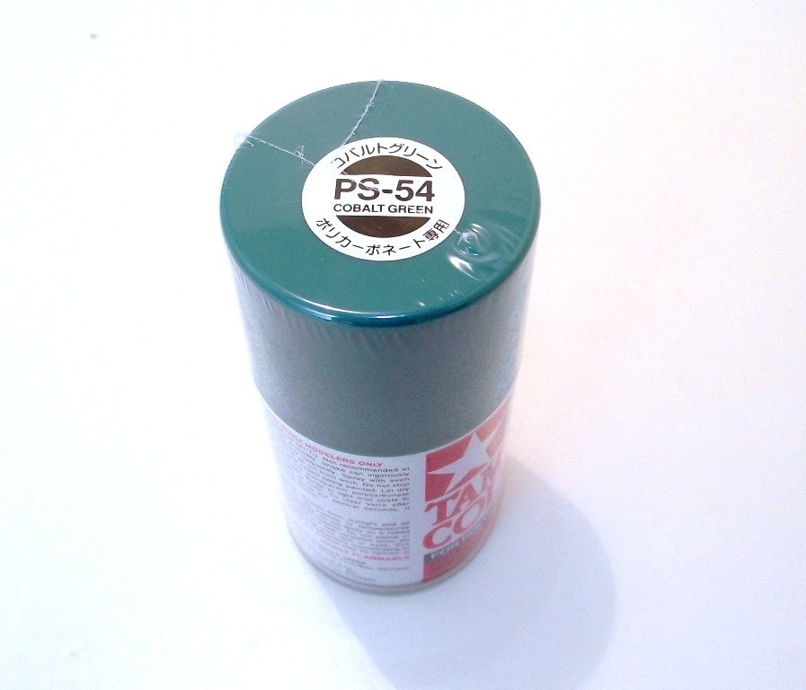 PS-54  TAMIYA POLYCARBONATE SPRAY PAINT  COBALT GREEN