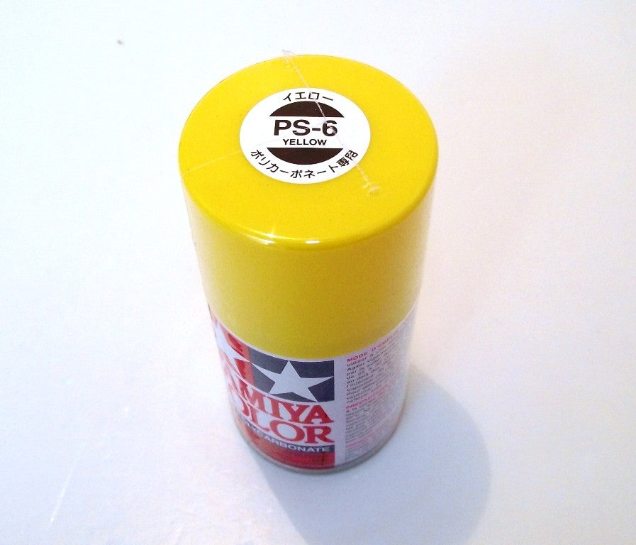 PS-6   TAMIYA POLYCARBONATE SPRAY PAINT YELLOW