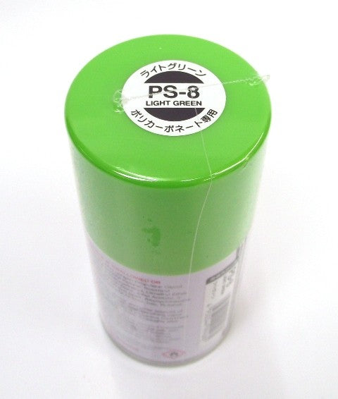 PS-8   TAMIYA POLYCARBONATE SPRAY PAINT LIGHT GREEN