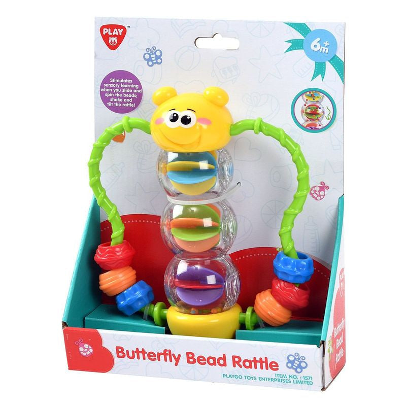 Playgo Toys Ent. Ltd  -  Butterfly Bead Rattle