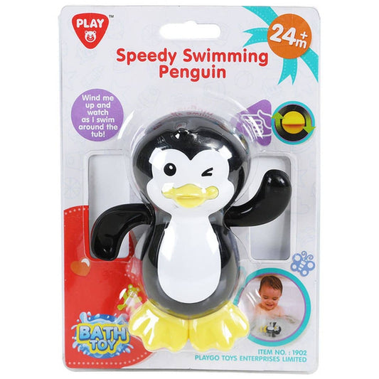 Playgo Toys Ent. Ltd  -  Speedy Swimming Penguin Bath