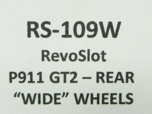 REVOSLOT -  RS-109W RevoSlot P911 GT2 - Rear Aluminum Wide Wheels