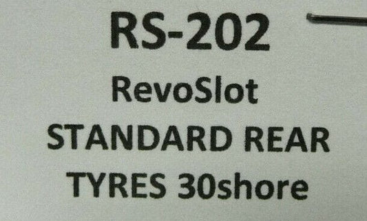 RevoSlot -  RS-202 RevoSlot Standard Rear Tyres 30shore