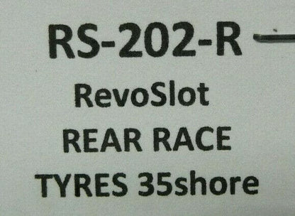 RevoSlot -  RS-202R RevoSlot Rear Race Tyres 35shore