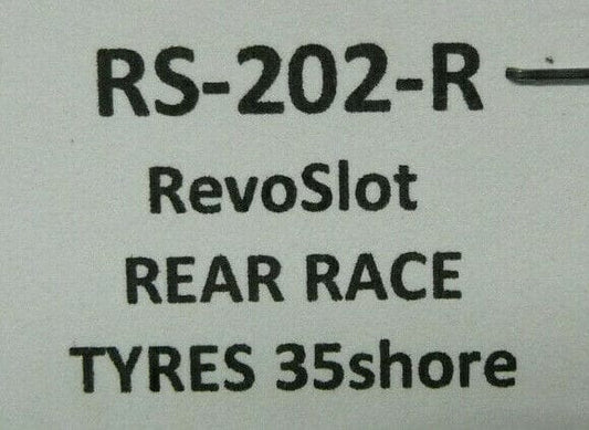 RevoSlot -  RS-202R RevoSlot Rear Race Tyres 35shore