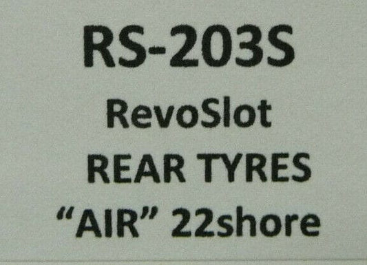 RevoSlot -  RS-203S RevoSlot Rear Tyres AIR 22shore