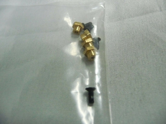 RevoSlot -  RS-208C RevoSlot Brass Nuts H2.5mm + Screws