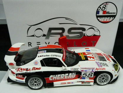 Revoslot -  1:32 RS0034 Dodge Viper Chereu Racing White No58 Scalextric/Carrera