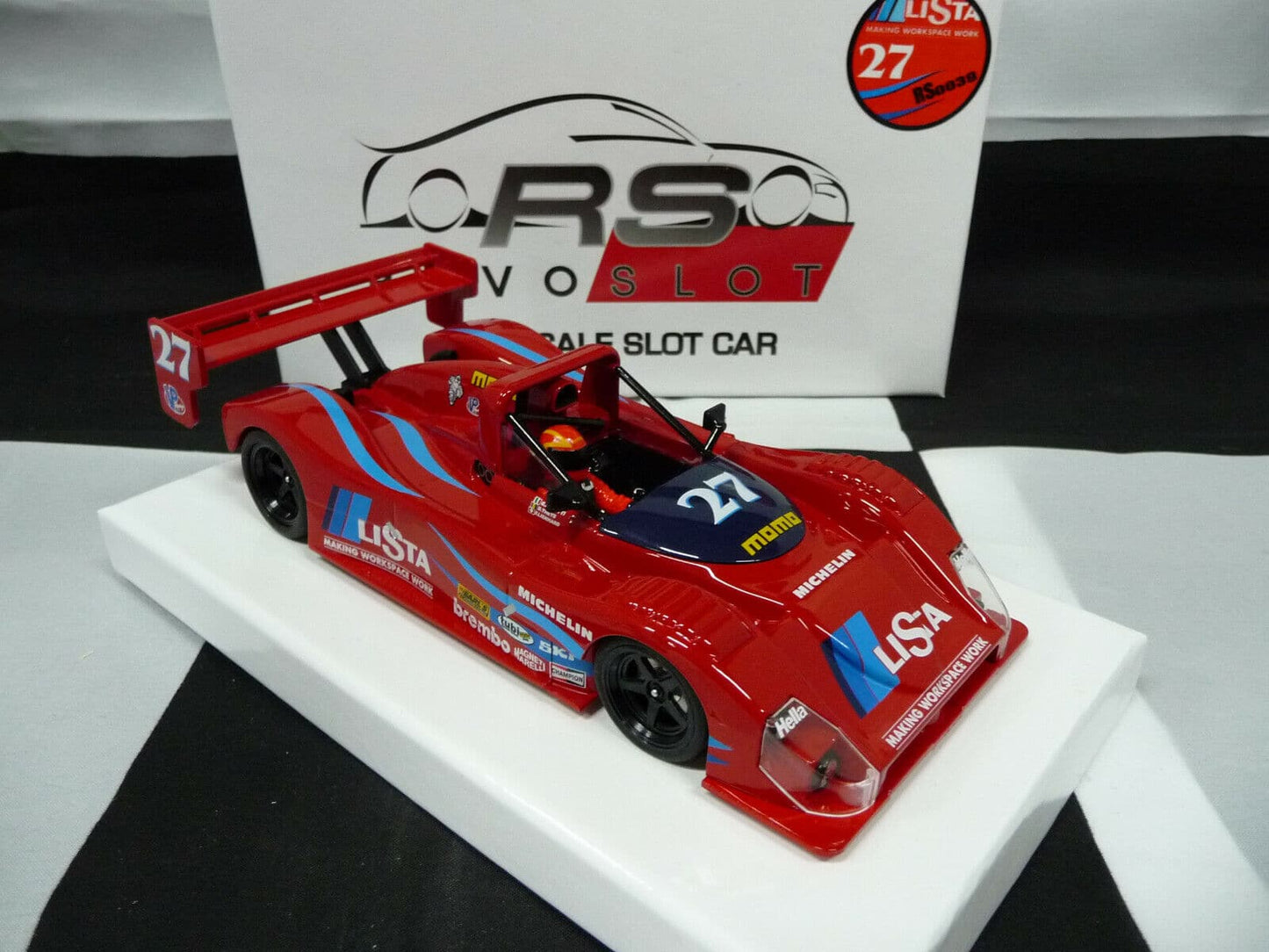 Revoslot -  1:32 RS0039 Ferrari 333 Lista Racing No27 slot car also suits  Scalextric/Carrera