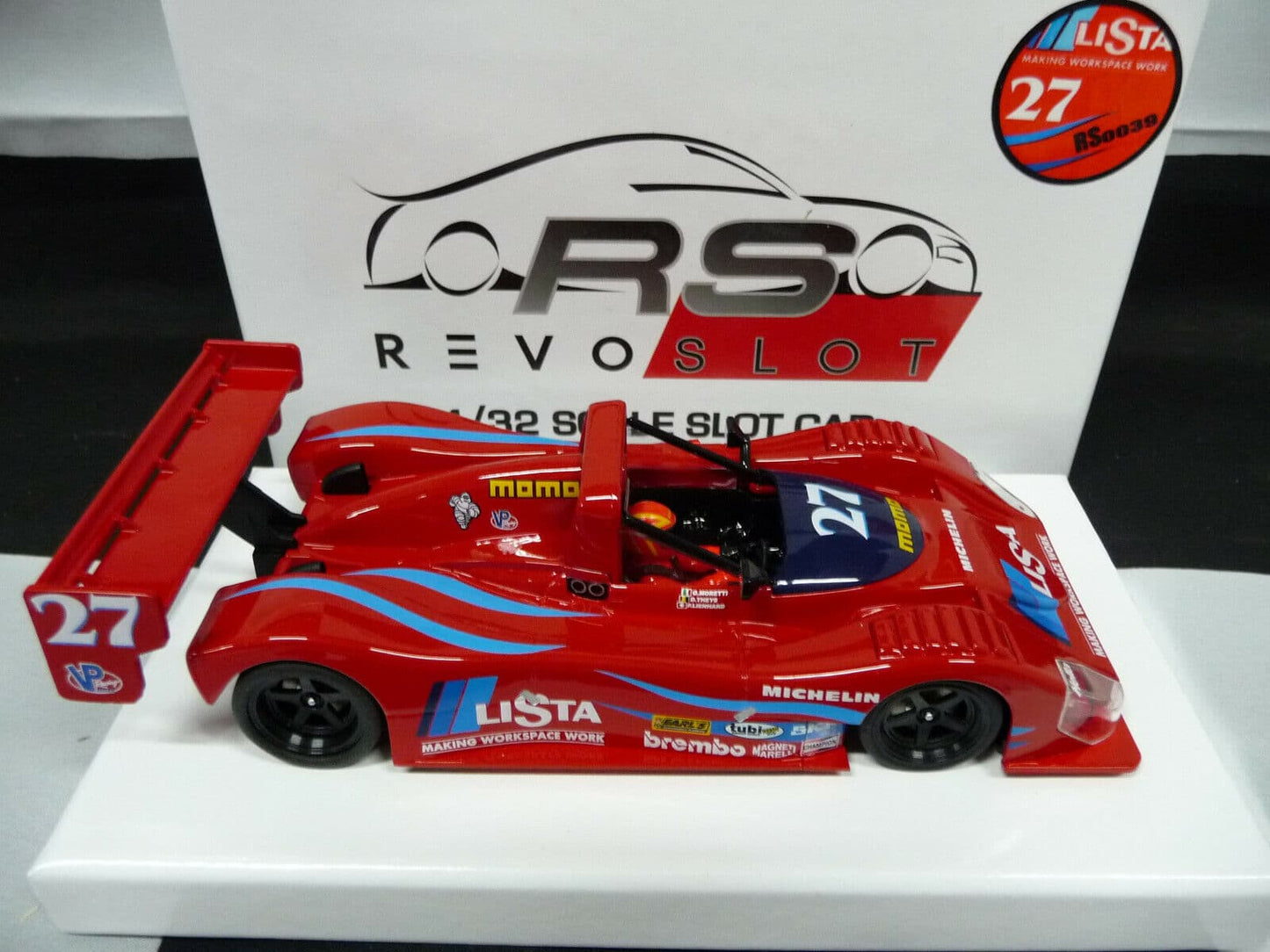 Revoslot -  1:32 RS0039 Ferrari 333 Lista Racing No27 slot car also suits  Scalextric/Carrera