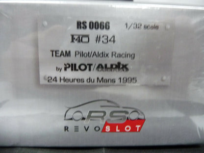 Revoslot -  1:32 RS0066 Ferrari F40 Pilot/Aldix Racing No.34 Scalextric/Carrera